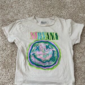 Nirvana Graphic Tee - Cream